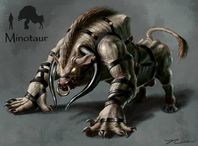 מינוטאור - שור עם מאפיינים של אדם
