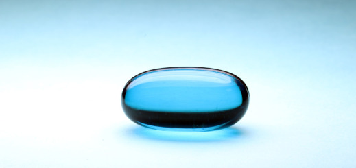 קפסולת ג'ל כחולה